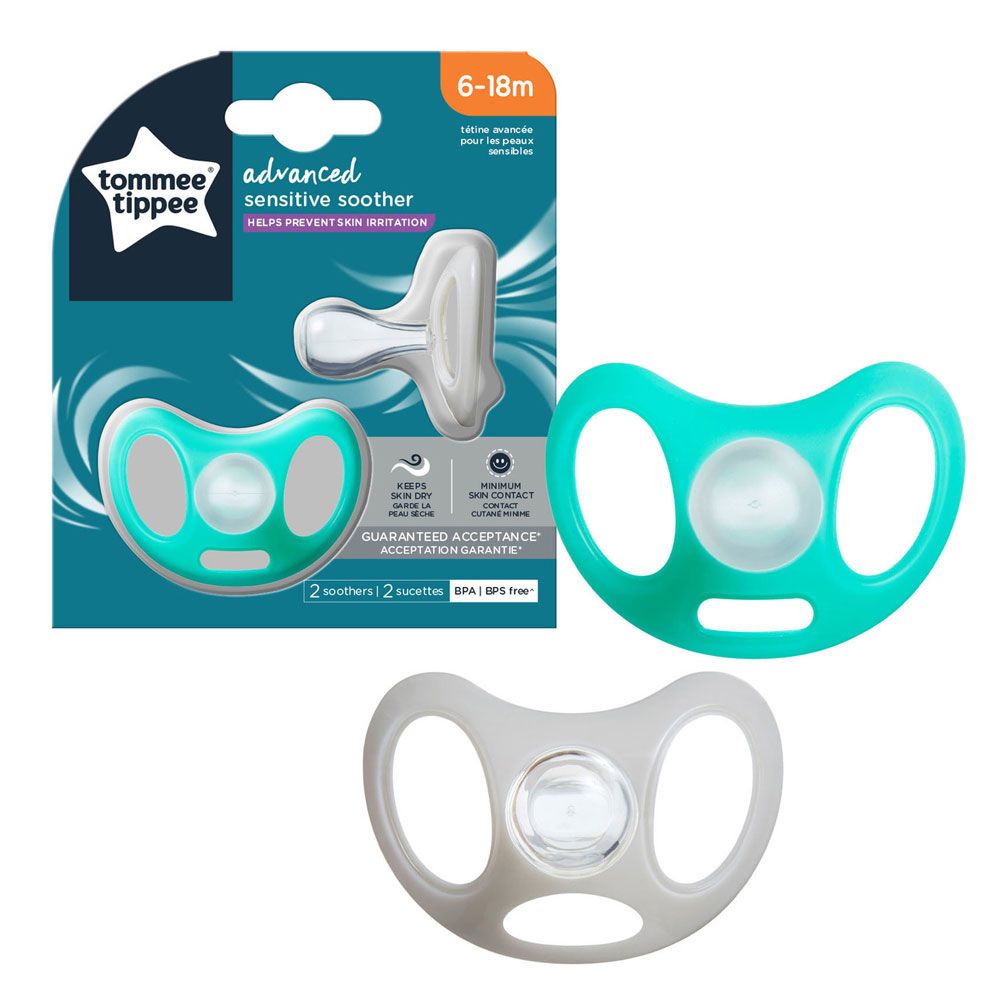 Tommee Tippee - Advanced Sensitive Soother Pack of 2