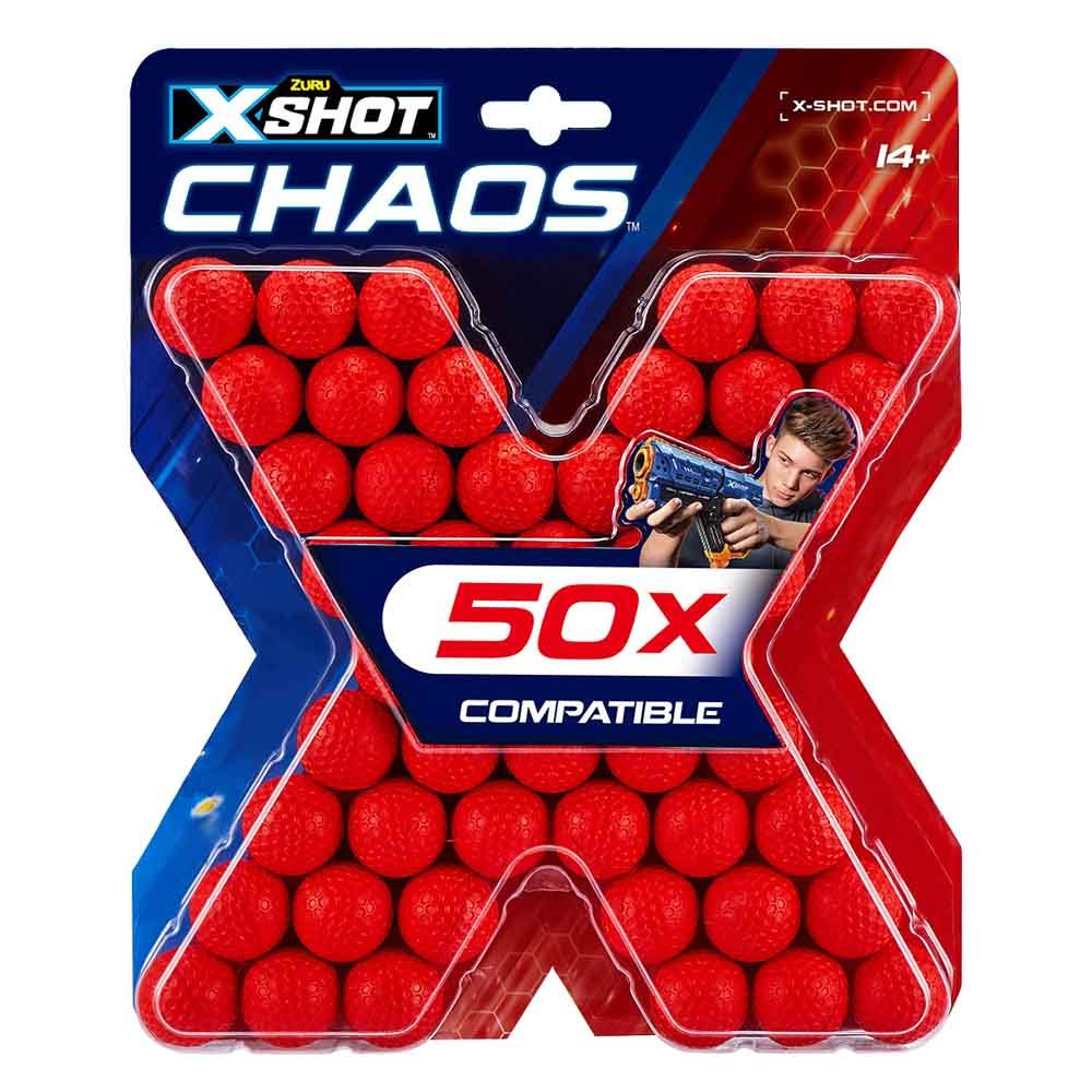 X Shot - Chaos 50 Dart Balls Refill