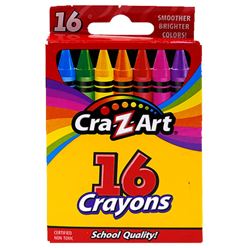 Crazart - Crayons Peggable Box 16pcs