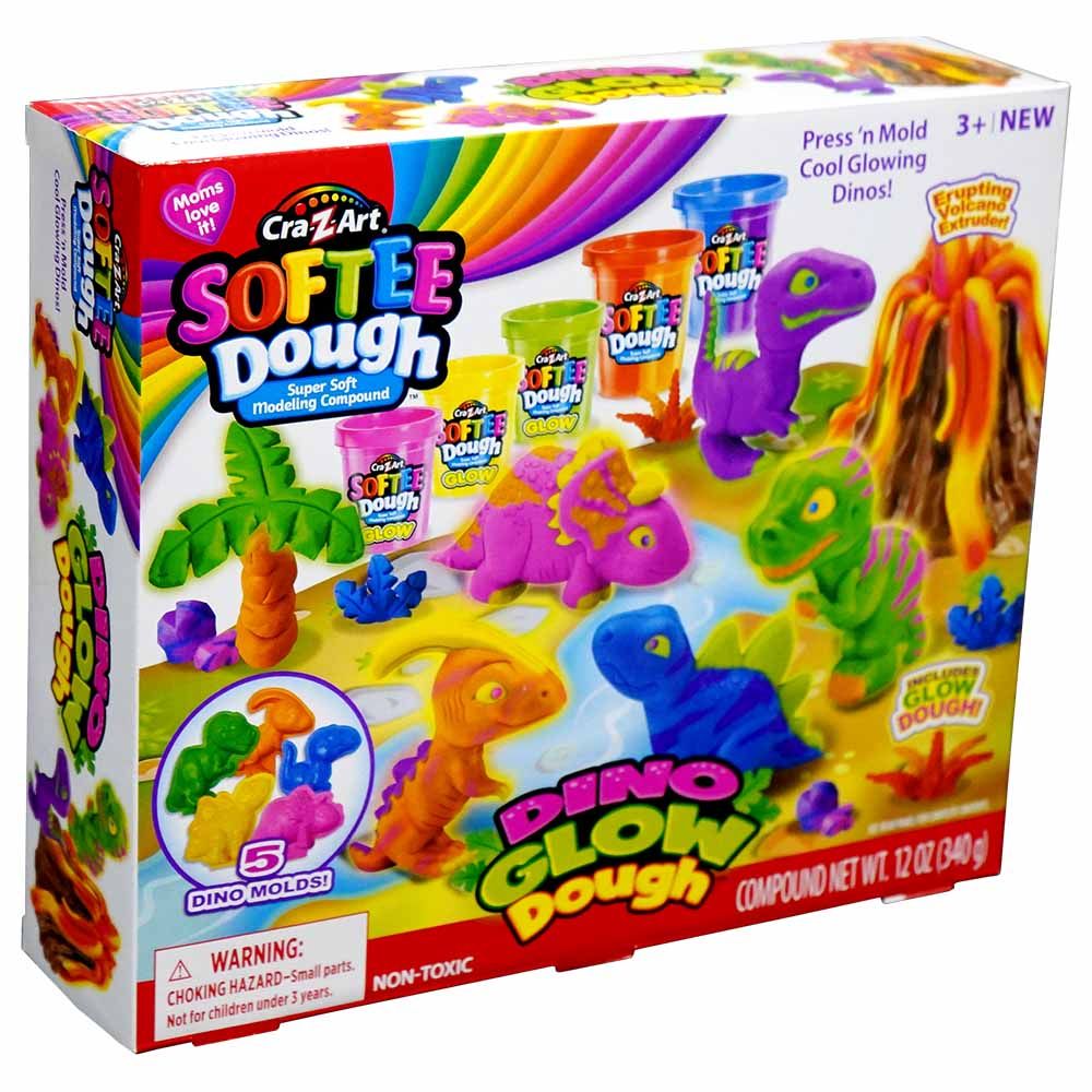 Softee Dough - Modeling Compounds Dino Glow Dough