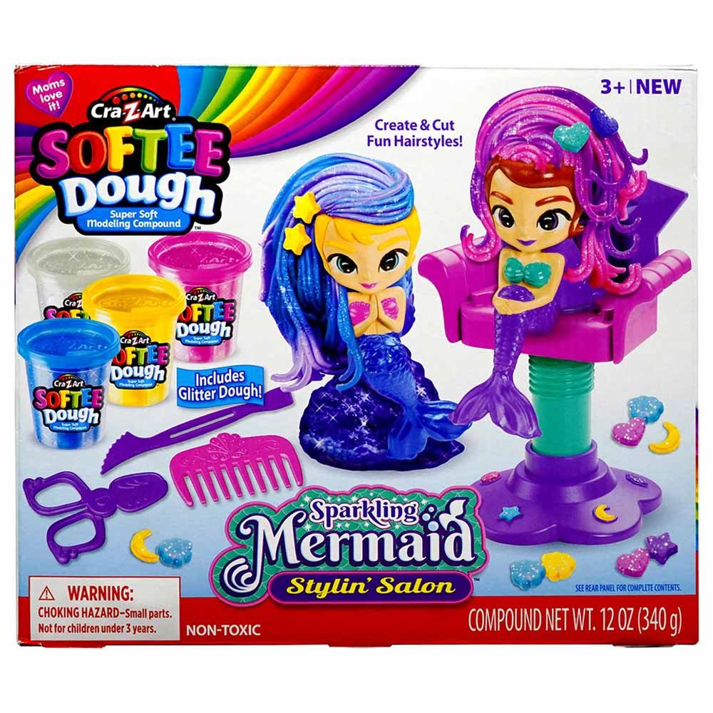 Softee Dough - Modeling Compounds Sparkling Mermaid Stylin' Salon