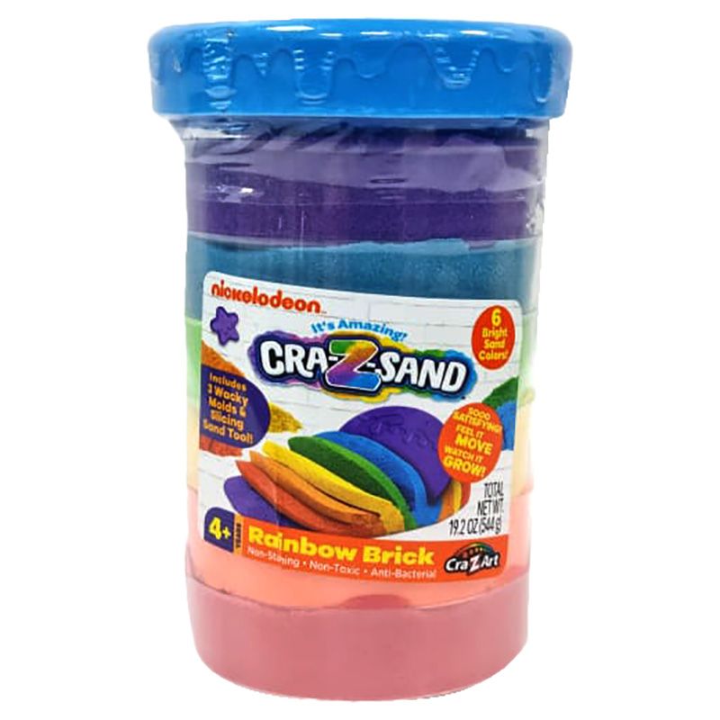 Nickelodeon - Cra-Z-Sand Rainbow Brick Jar