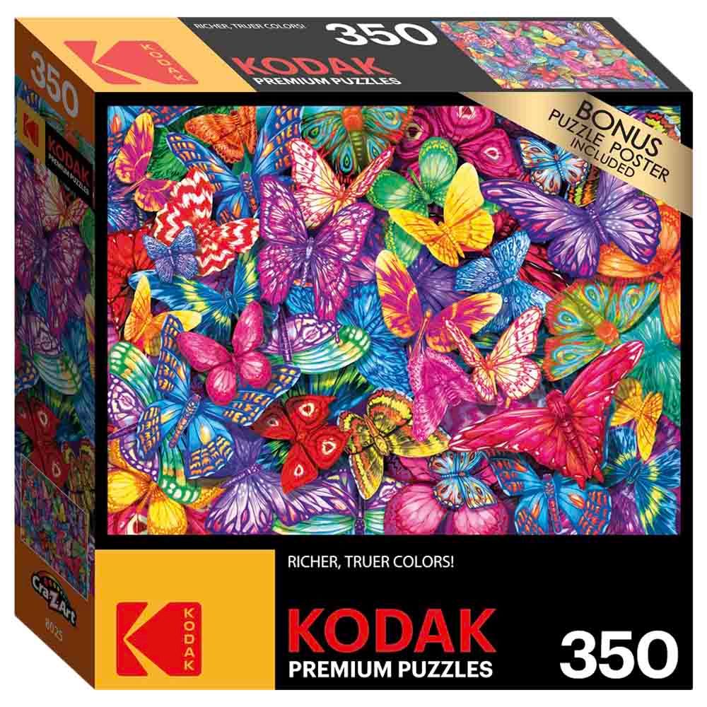 Cra-Z-Art - Kodak Puzzle-Colorful Butterflies 350pc