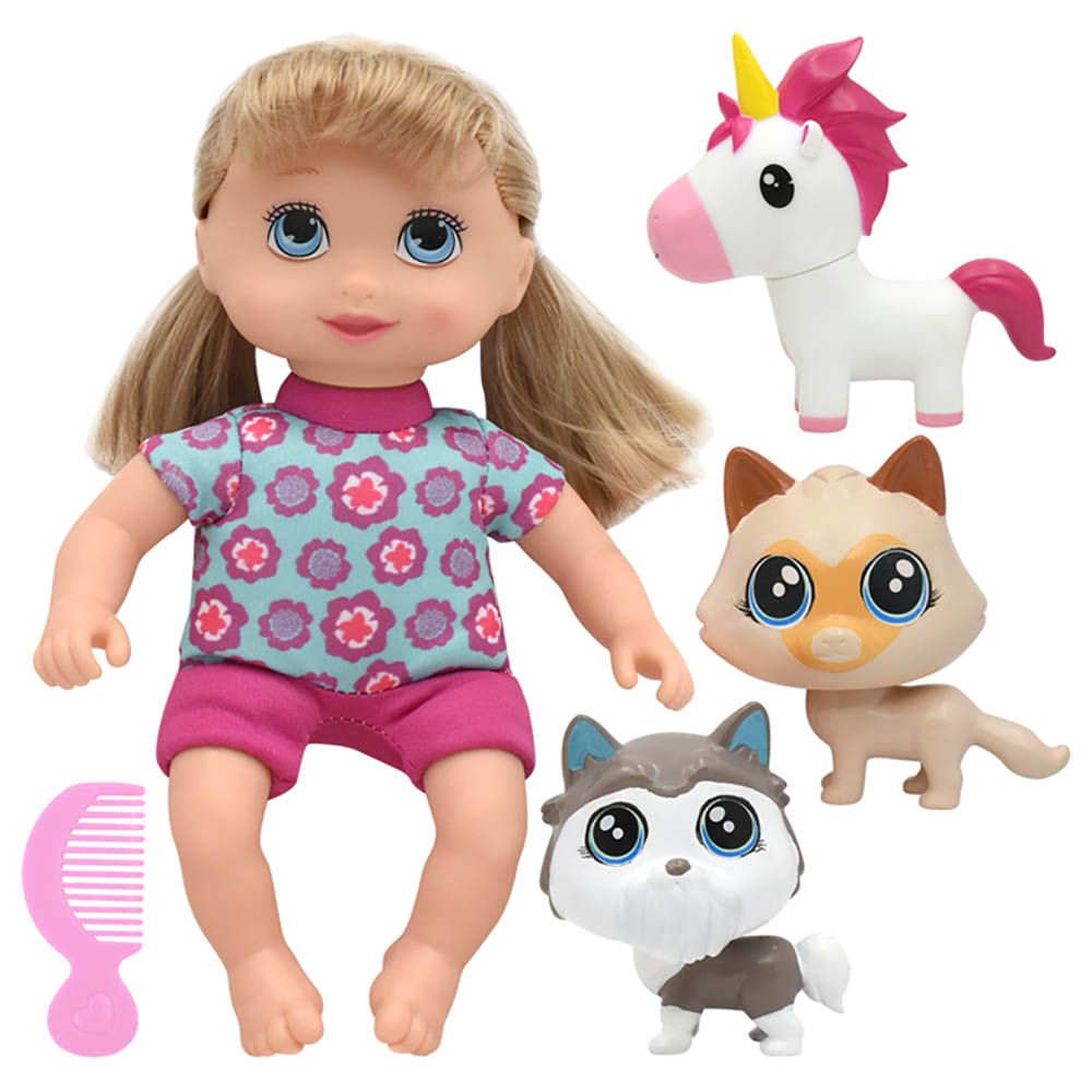 Baby Maziuna - Little Sweeties Pet Parade 10 Inch Doll Set