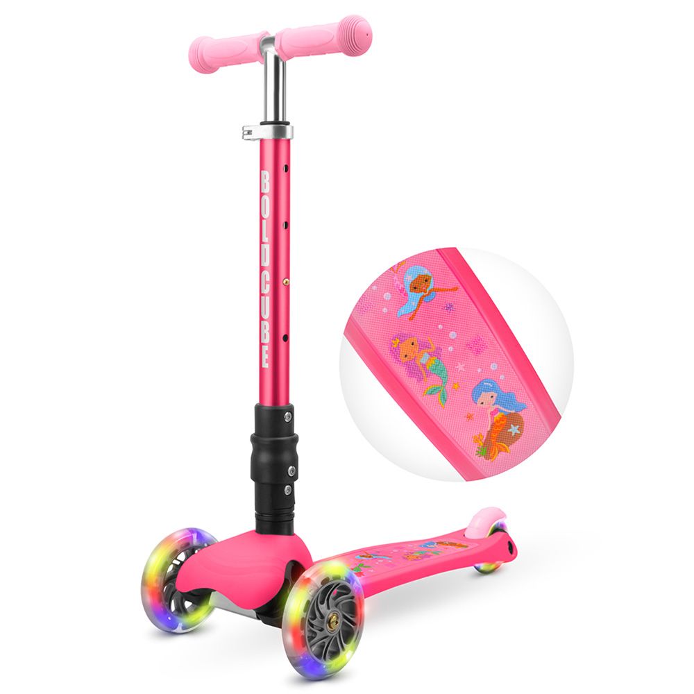 Boldcube - Teeny Fold 3 Wheel Scooter - Mermaid Pink