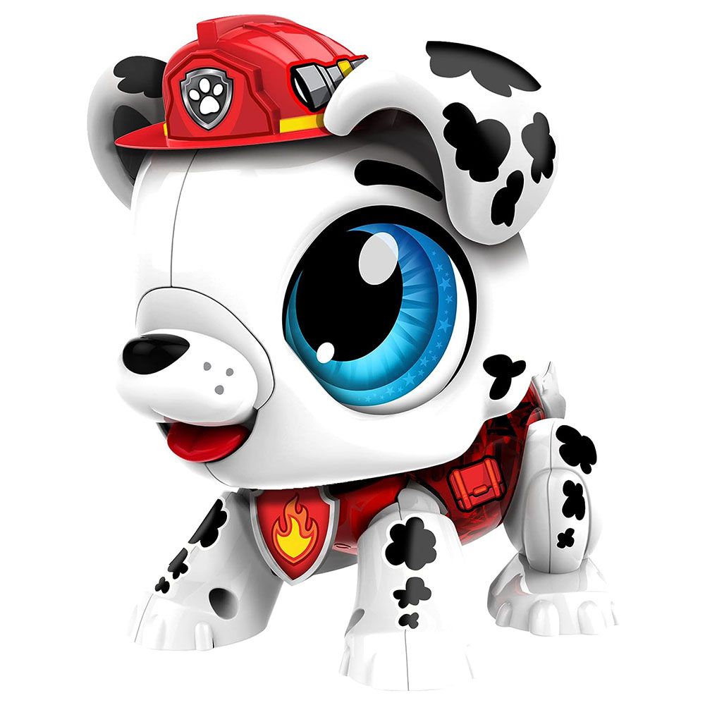 Build A Bot - Paw Patrol Robotic Pet - Marshall - White