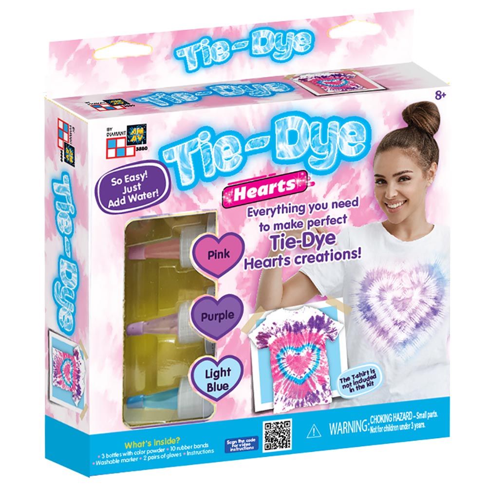 Diamant Toys - Tie-Dye Hearts DIY Set