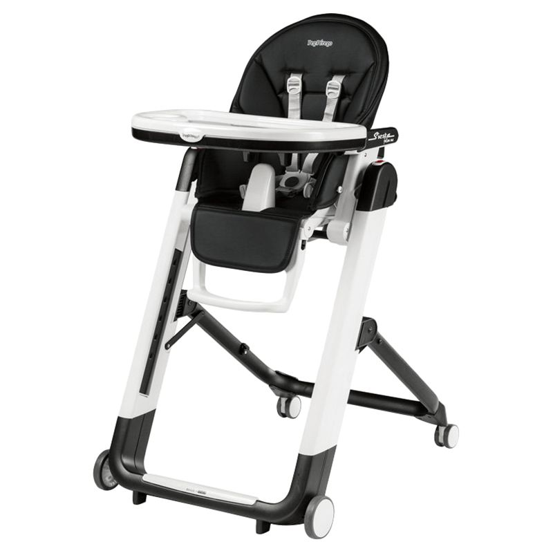 Peg Perego - Siesta Follow Me Licorice Highchair - Black