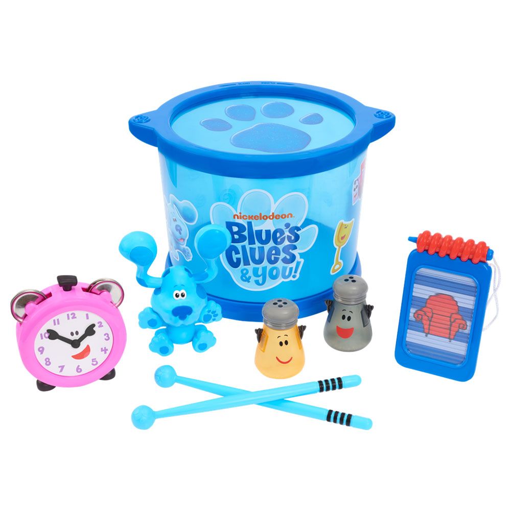 Blue's Clues & You - Drum Set W/ Instruments 8 pcs