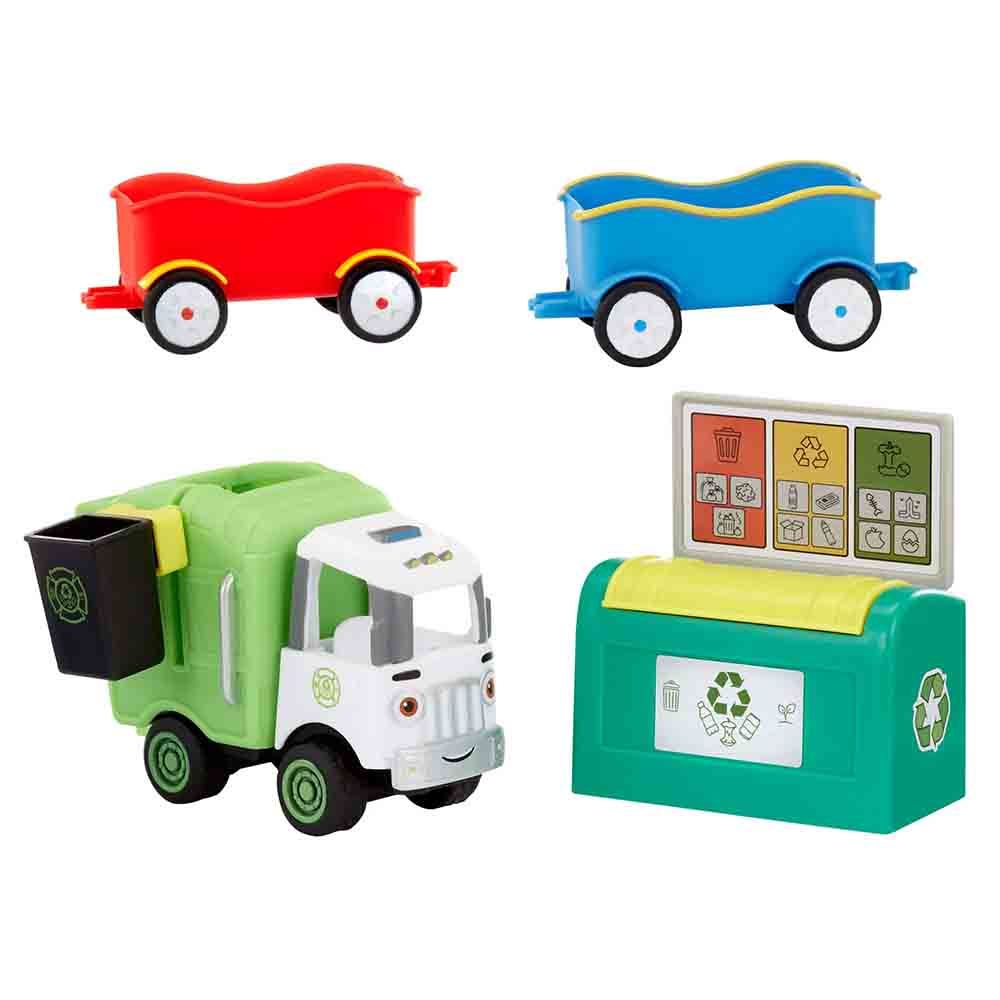 Little Tikes - Let's Go Cozy Coupe Garbage Truck Playset