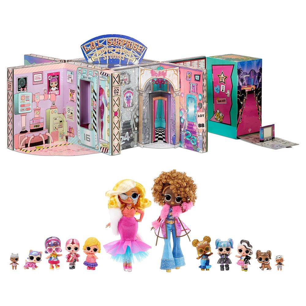 L.O.L. Surprise OMG Magic Studios W/ 12 Dolls & 70+ Surprise