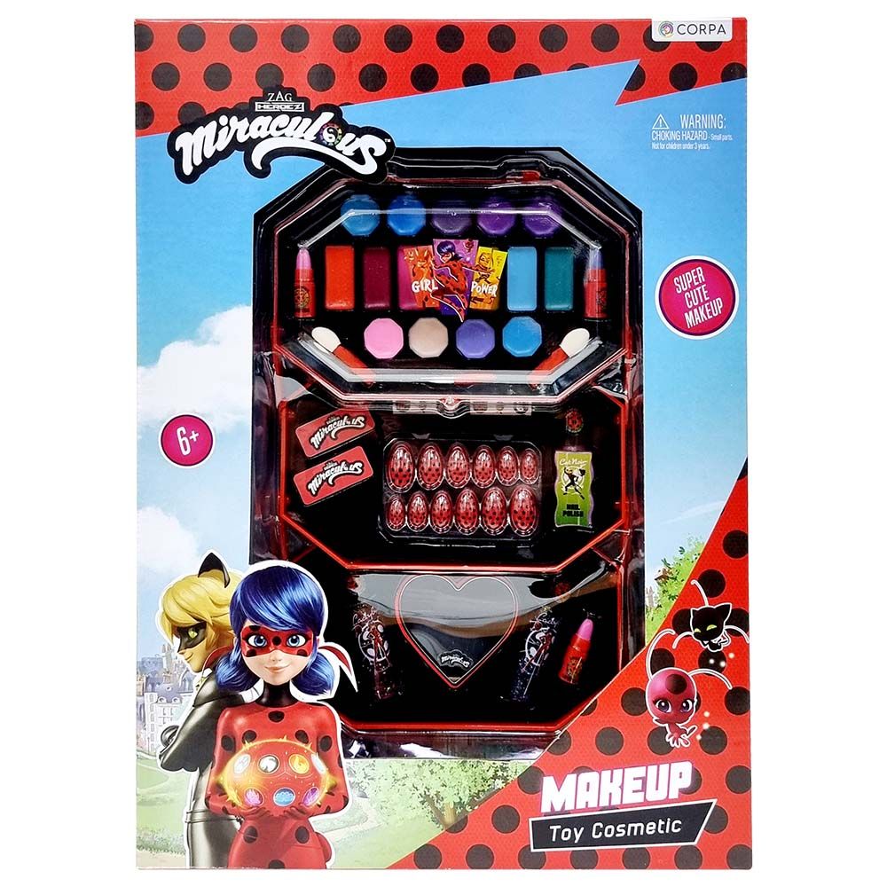 Miraculous - 3 Decks Big Octagonal Cosmetic Case