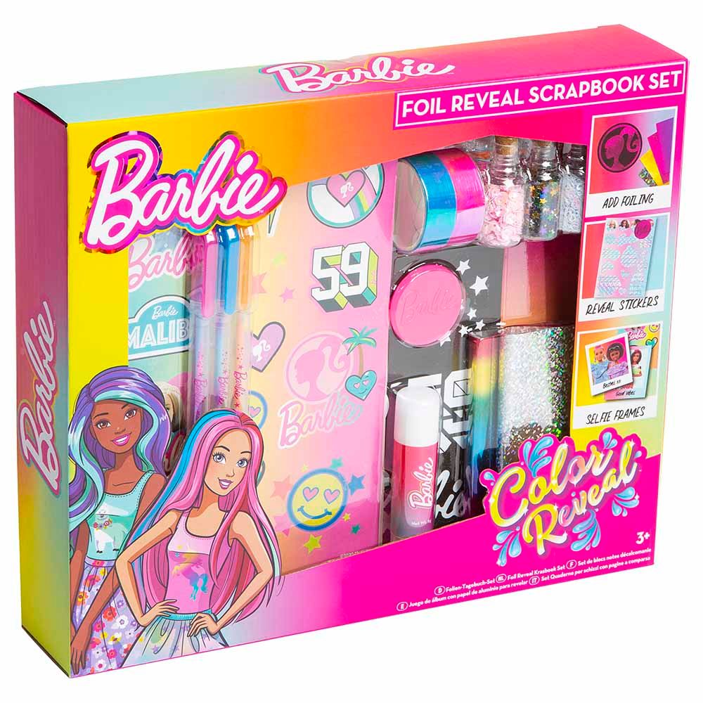 Barbie - Colour Reveal Foil Reveal Scrapbook Set 