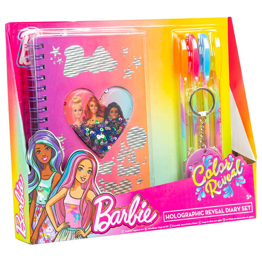 Barbie - Colour Reveal Shaker Diary Craft Set