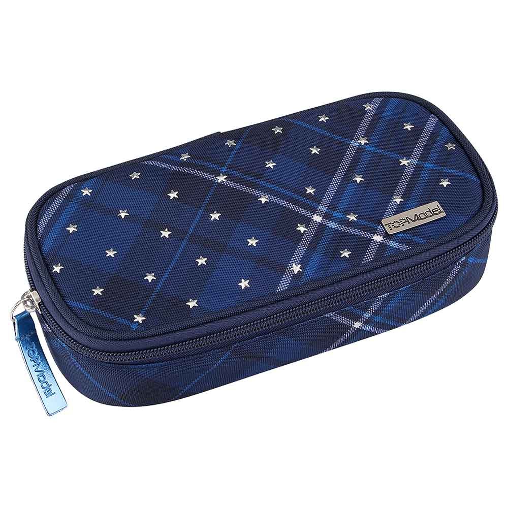 Topmodel - Pencil Tube Stars And Stars Case - Blue