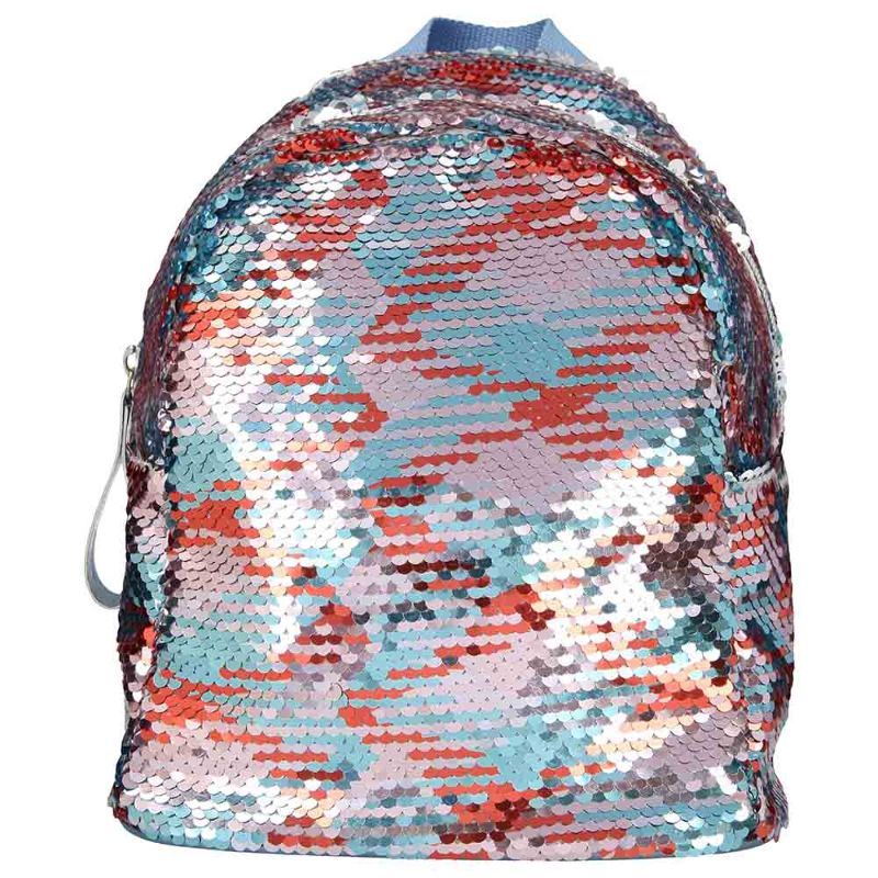 Topmodel - Backpack Reversible Sequins - Blue