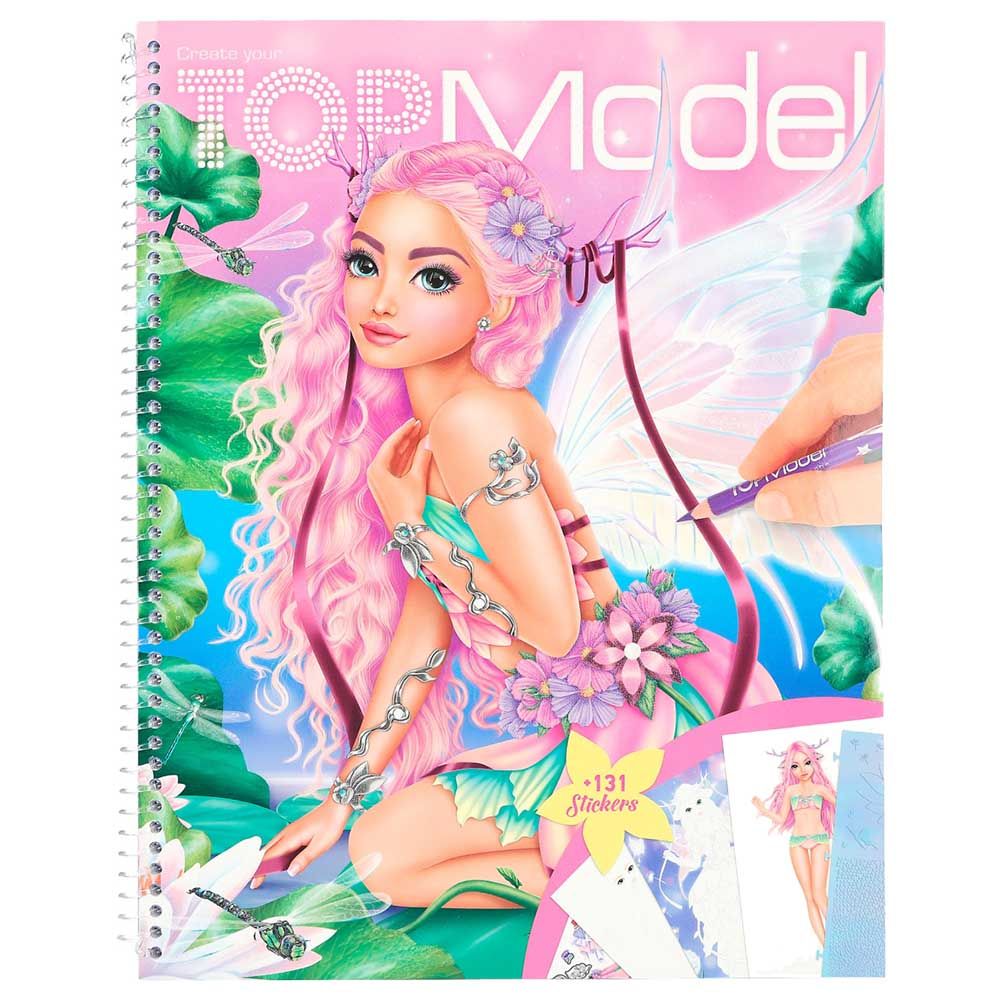 Top Model - Create Your Colouring Book Fantasy