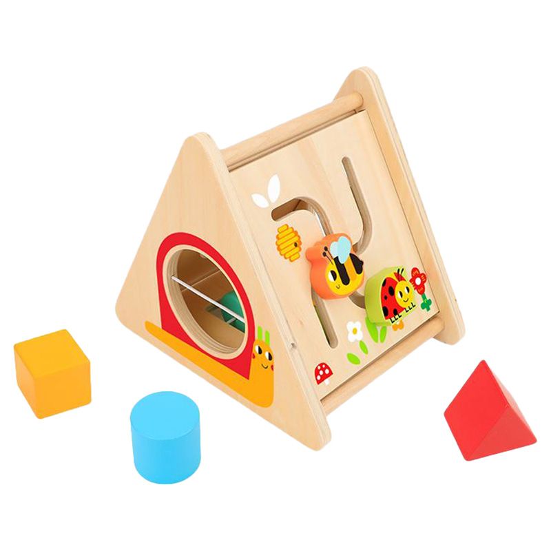 Tooky Toy - Wooden Activity Triangle - 4pcs