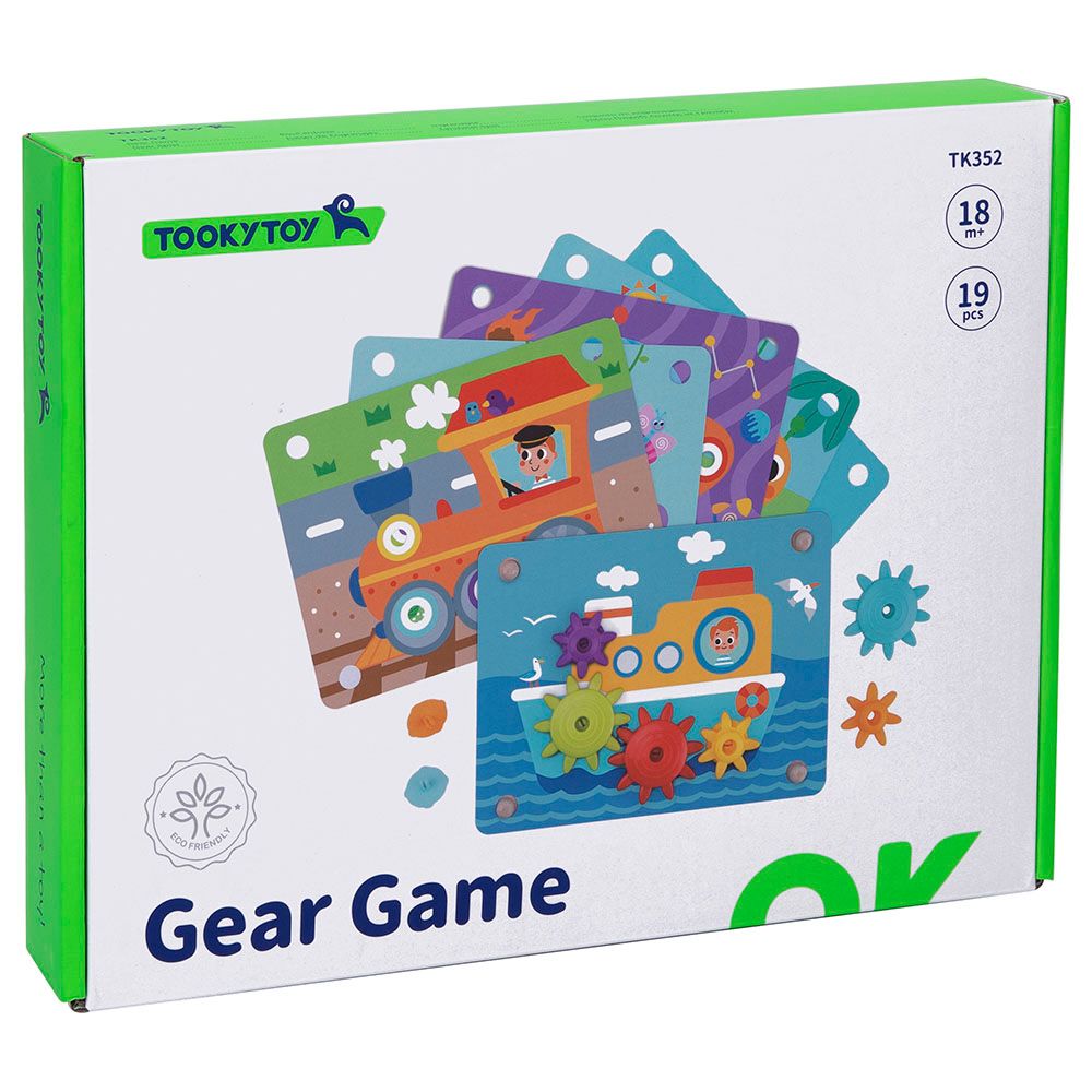 Tooky Toy - Gear Game - 19pcs