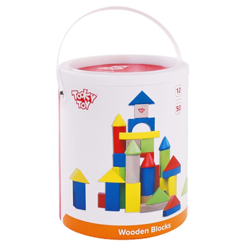 Tooky Toy - Wooden Blocks 50pcs