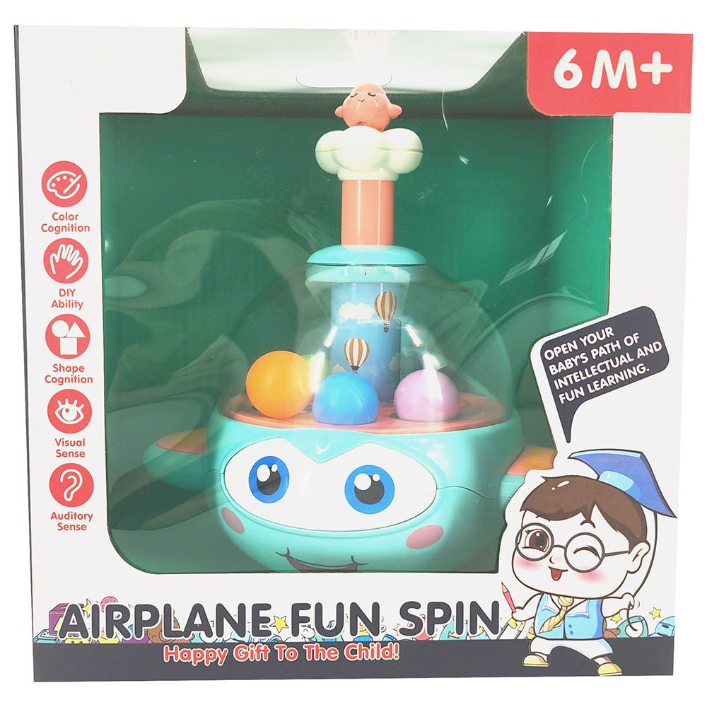 TTC - Airplane Fun Spin Kids Toy