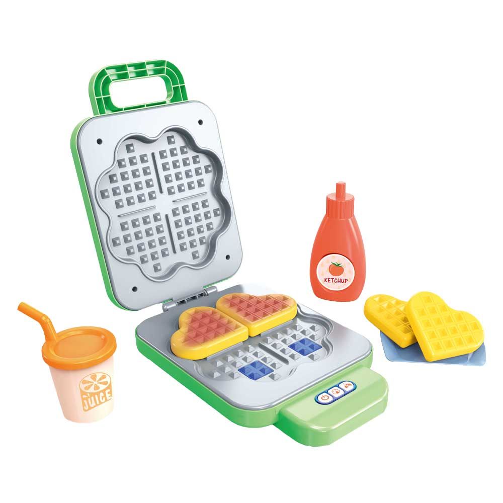 TTC - Little Chef's Mini Kitchen Series Waffle Maker Set