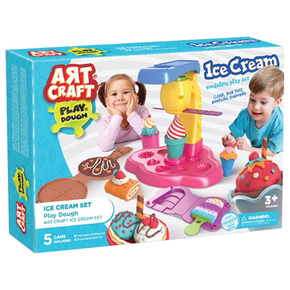 Dede - Art Craft Ice Cream Set Play Dough 280g