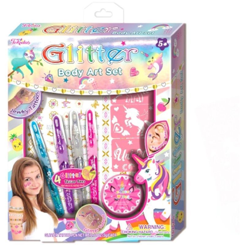 Tokidas - Unicorn Glitter Body Art Set