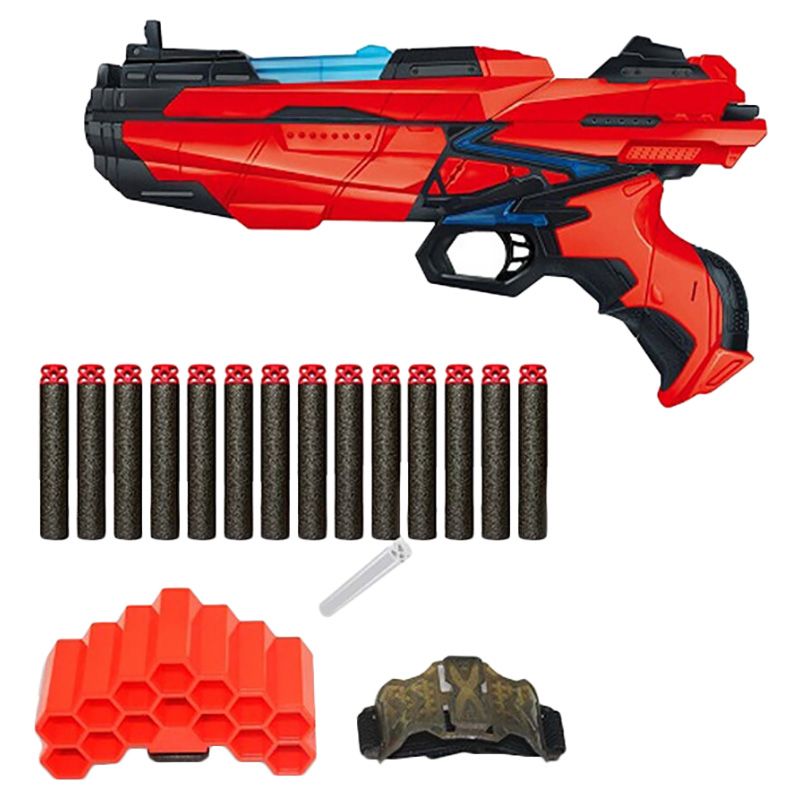 Haj - High-Speed Soft Bullet Gun Set - Red