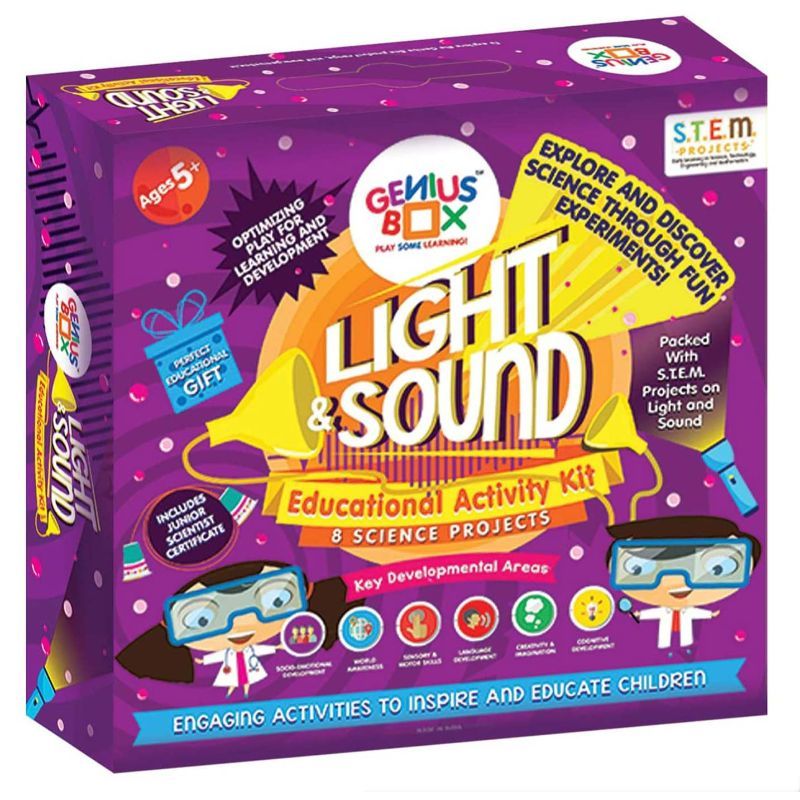 Genius Box - 8-in-1 Light and Sound Educational Activity Kit