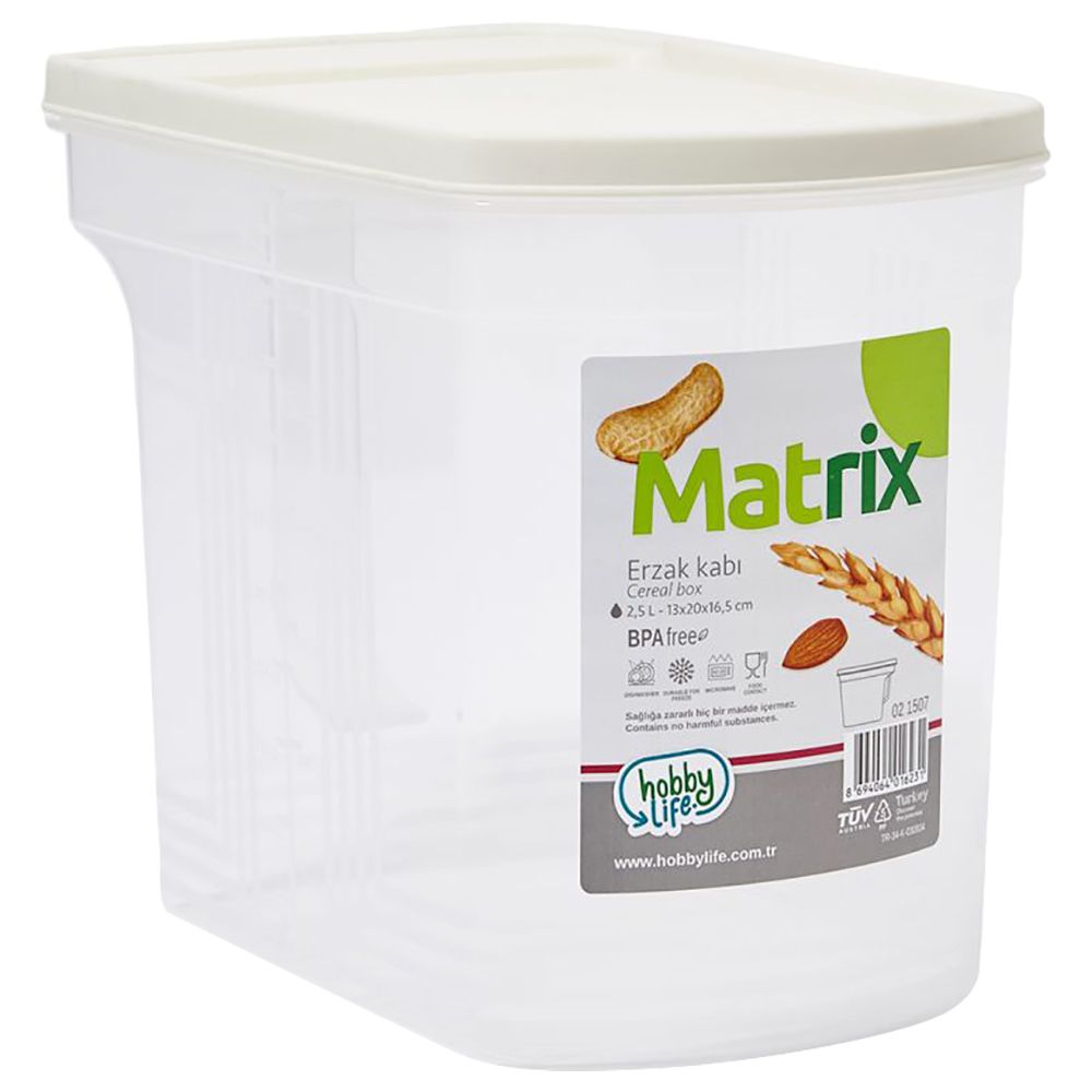 Hobby Life - Matrix Cereal Box - 7 With Measurement - Ivory