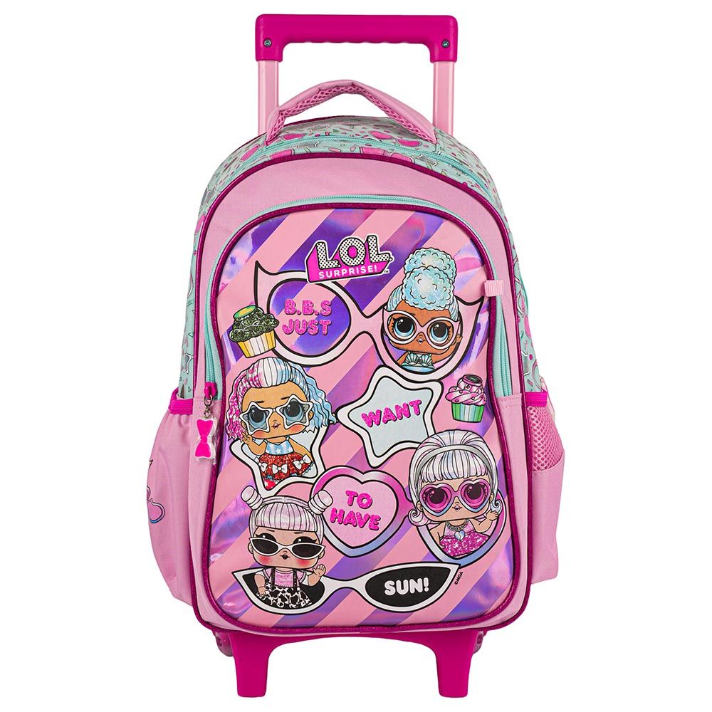 Rainbow Max - LOL Surprise Trolley Bag 16-inch - Pink