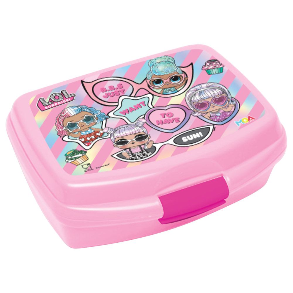 Rainbow Max - LOL Lunch Box Container - Pink