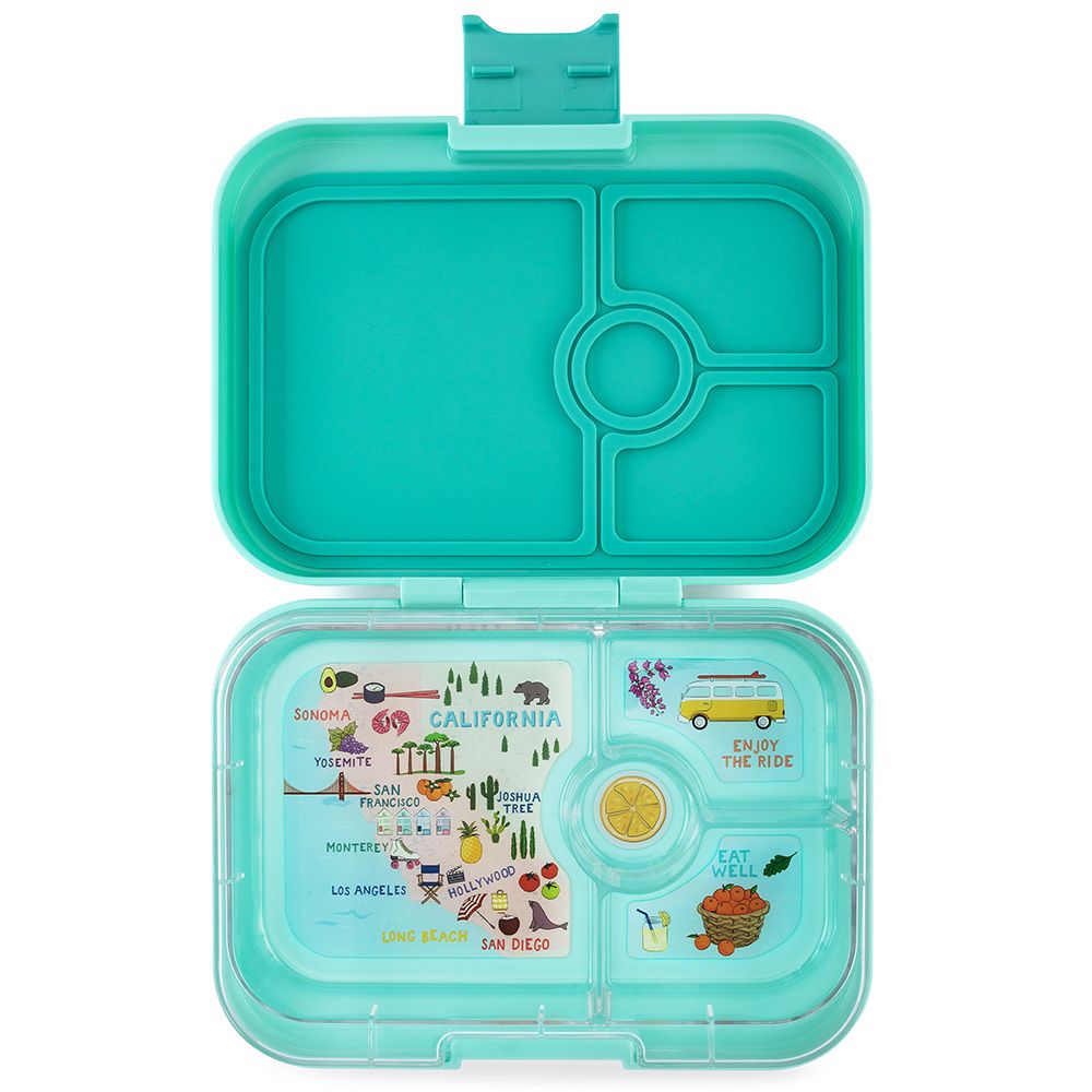 Yumbox - 4 Compartments Kite Lunchbox - Surf Green