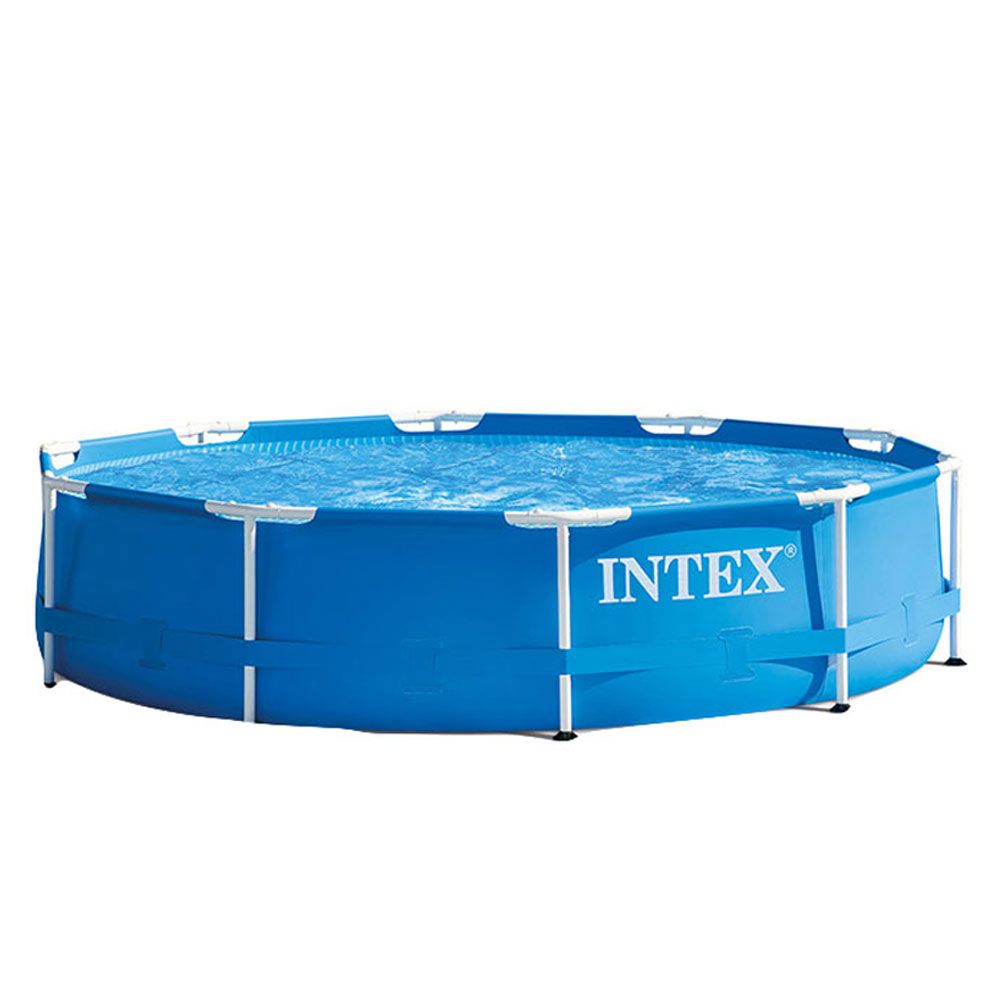 Intex Metal Frame Pool With Pump (10ft)