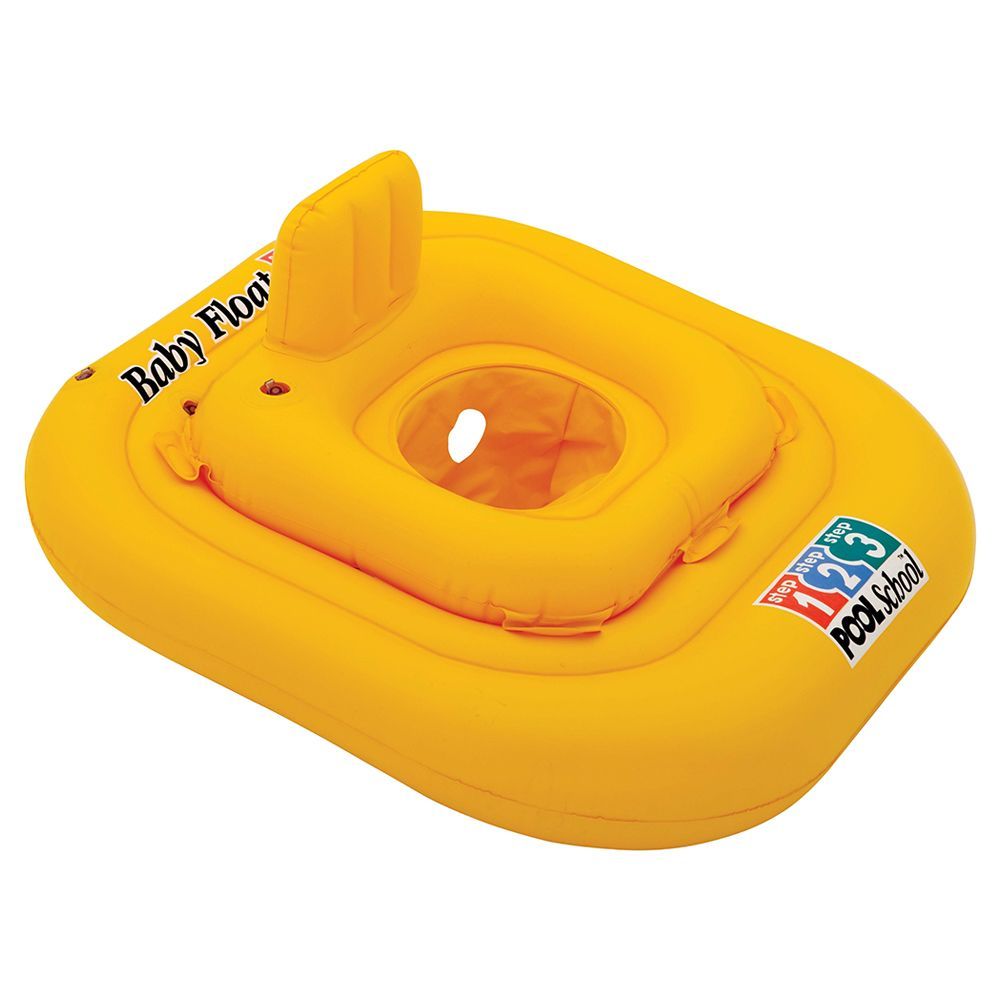 Intex Deluxe Baby Float - Inflatable Pool Float - Yellow