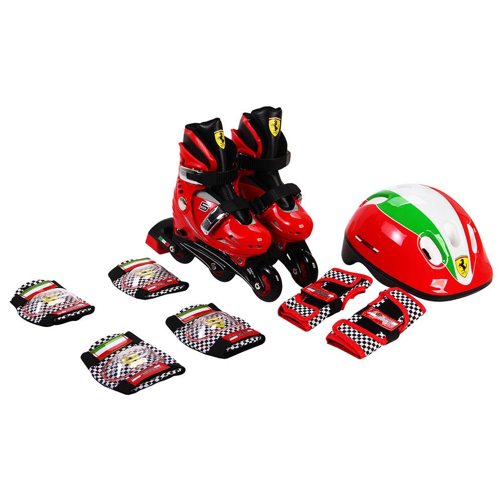 Mesuca - Ferrari Kids Skate Combo Set - 33-36 - Red