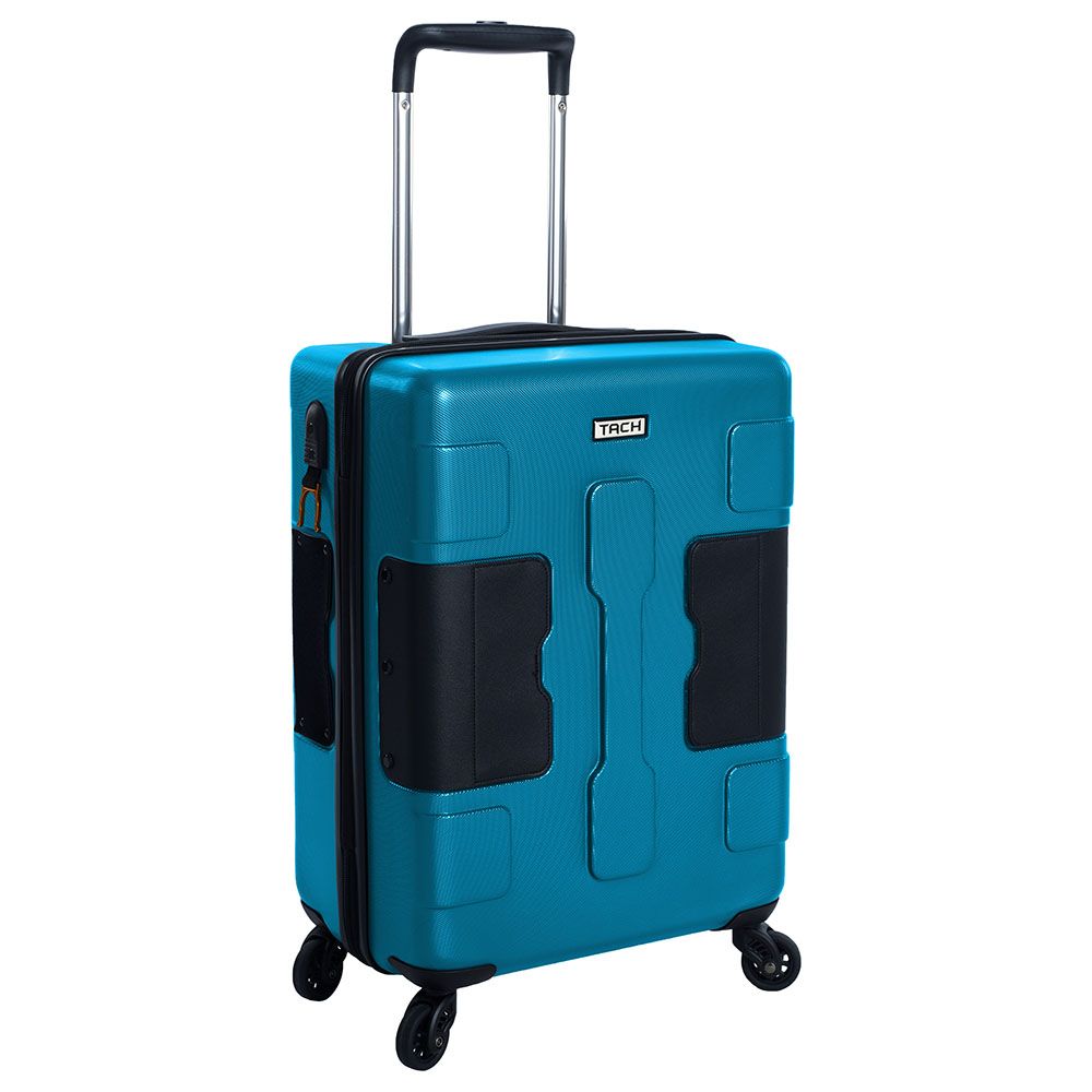 TACH - V3 Carry-On 22 Inch Luggage W/ Bottle Holder - Sky Blue