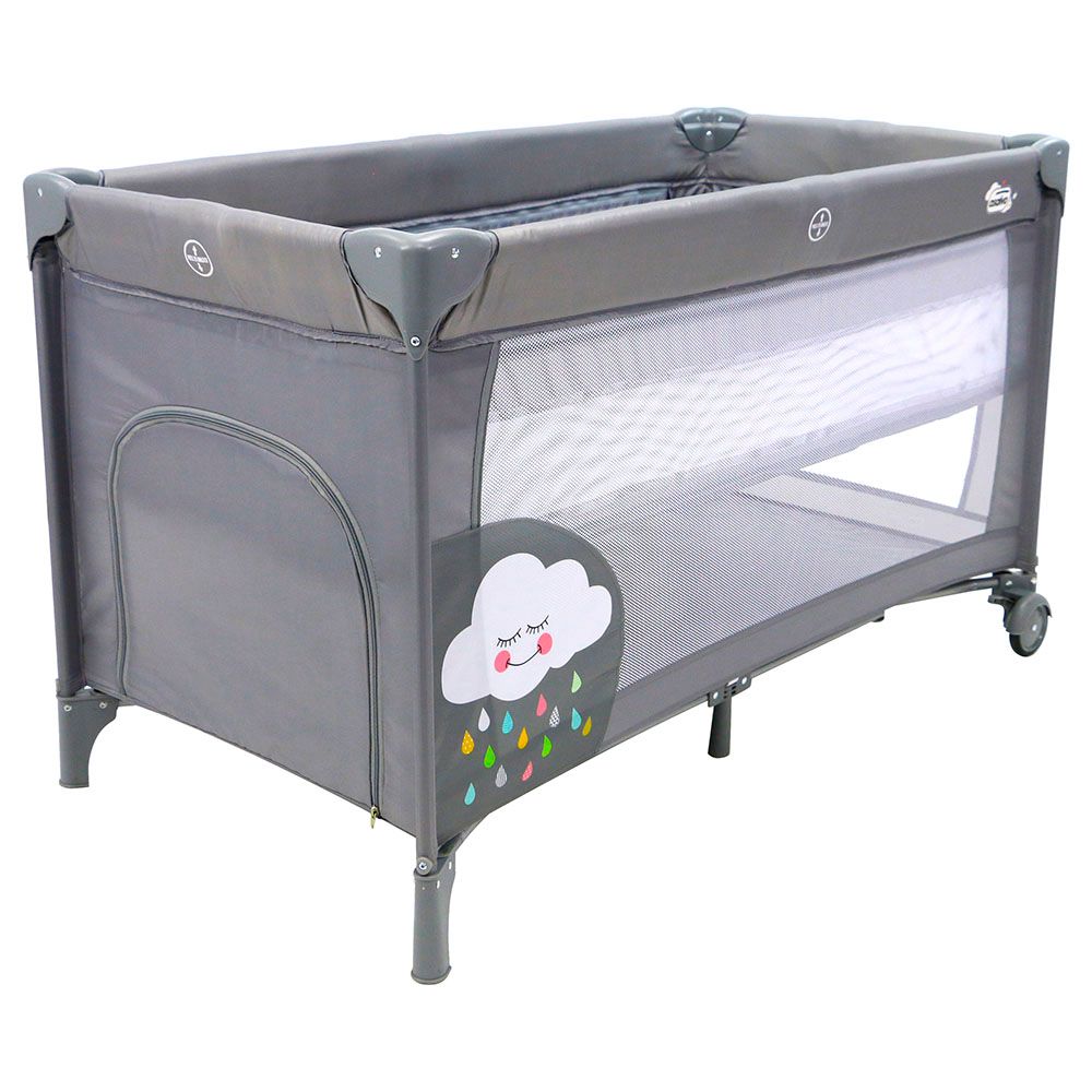 Asalvo - Travel Cot Smooth - Clouds