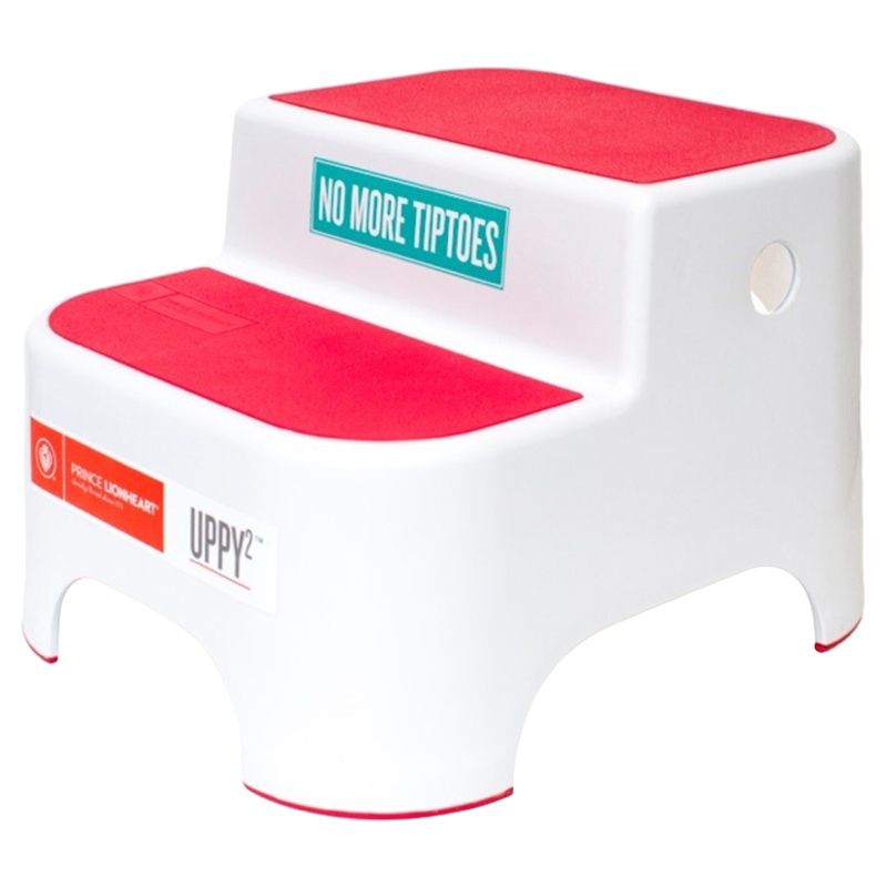 Prince Lionheart - Uppy2Tm 2-Step Stool - Flashbulb Fuchsia