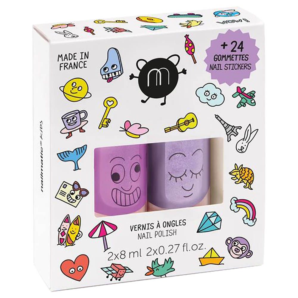 Nailmatic Kids - Marshi & Piglou Nail Polishes Pack Of 2