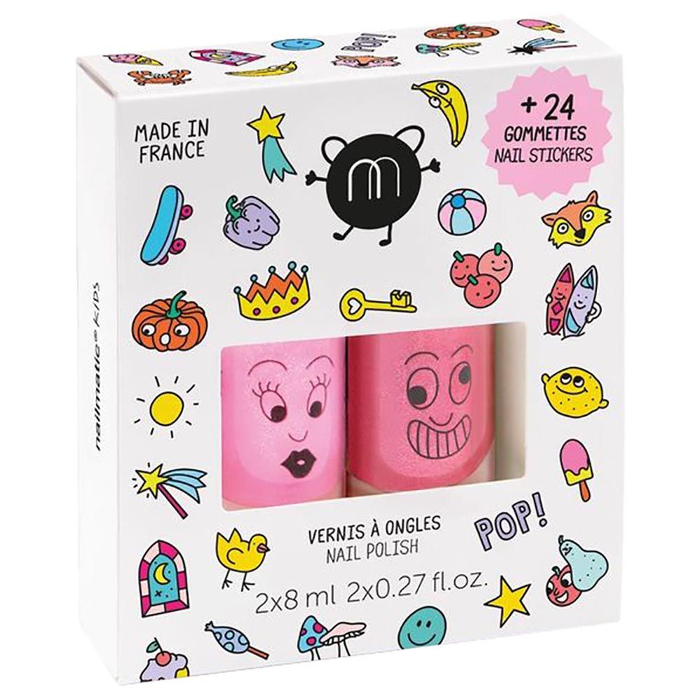 Nailmatic Kids - Dolly & Kitty Nail Polishes Pack Of 2