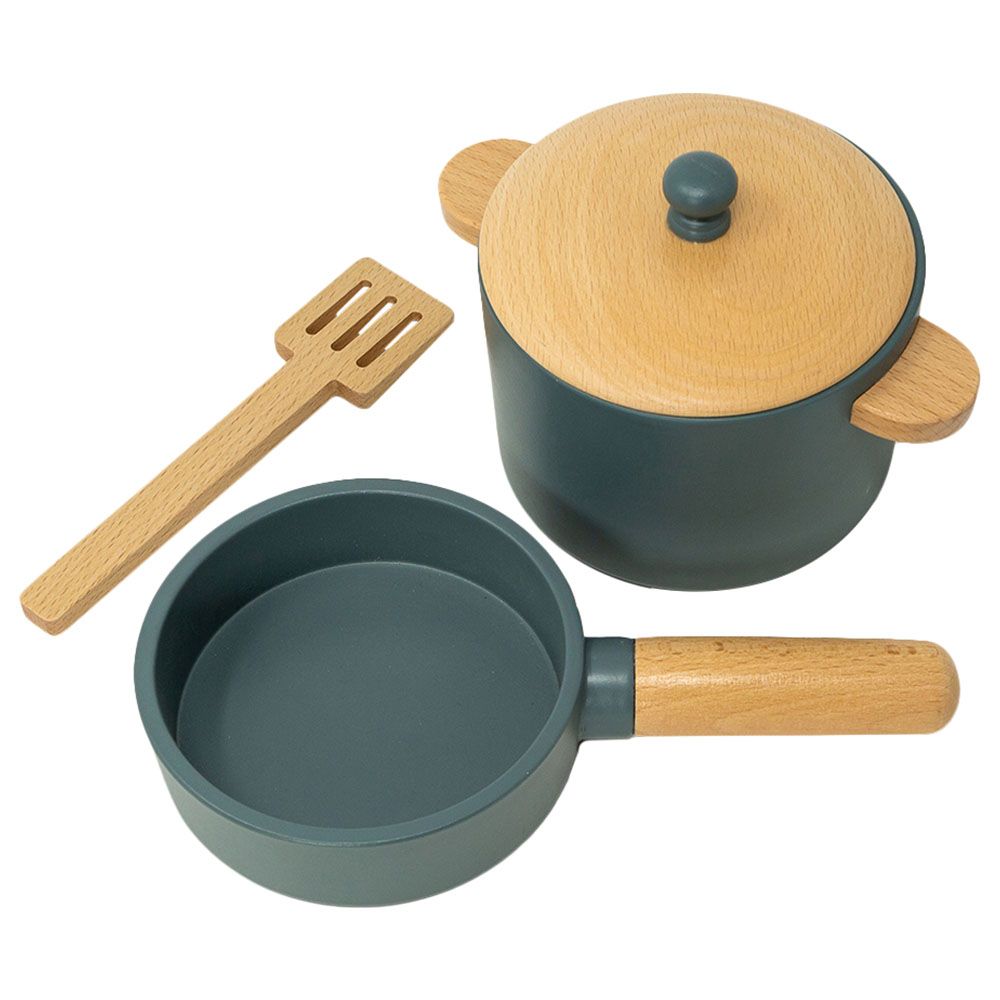 Mamamemo - Pot and Pan Set - Green