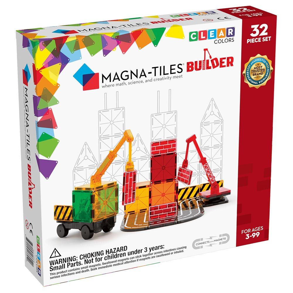 MAGNA-TILES - Builder 32-Piece Set