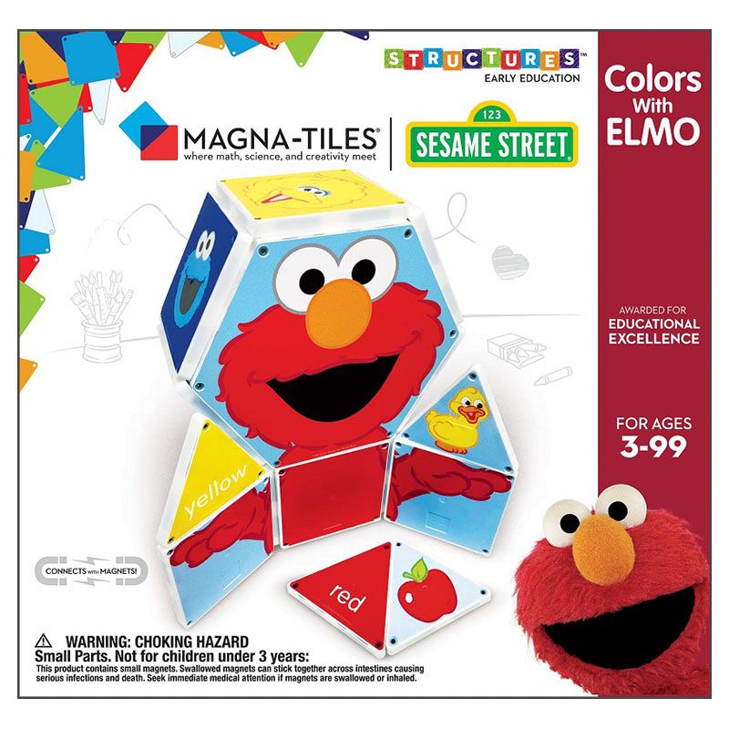 MAGNA-TILES - Structures Colors With Elmo