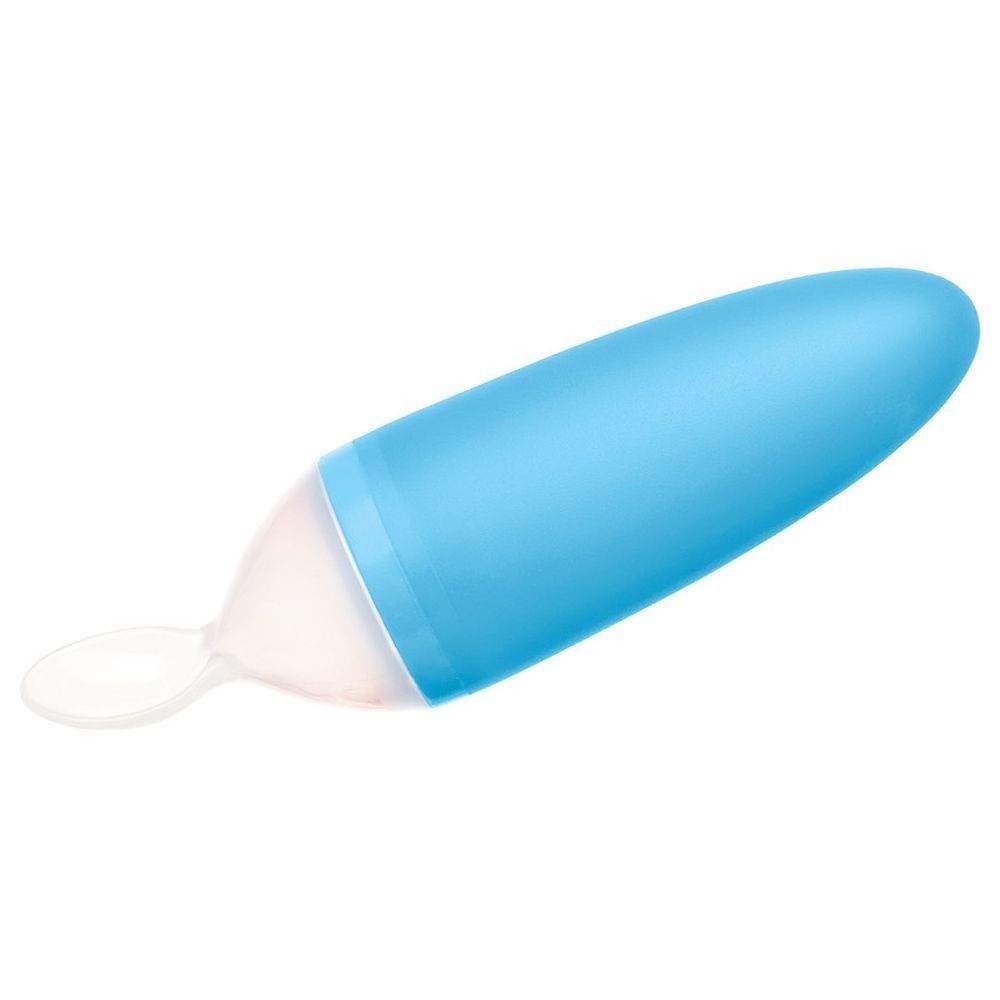 Boon - Squirt Silicone Baby Food Dispensing Spoon - Blue