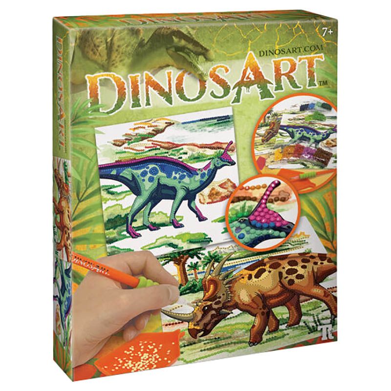 DinosArt - Dazzle-By-Number Art Kit