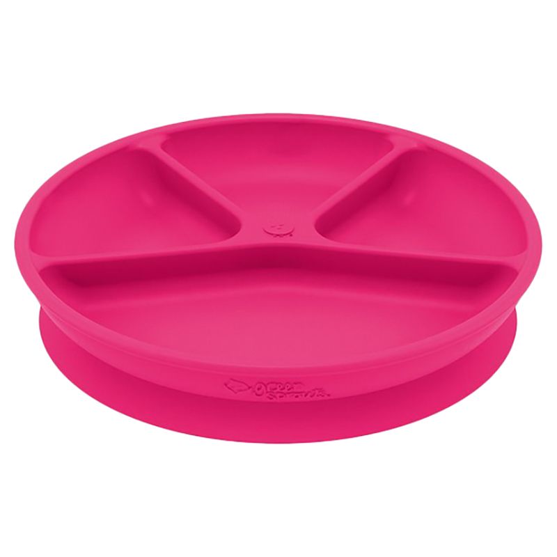 Green Sprouts - Learning Plate - Pink