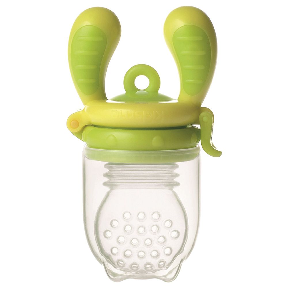 Kidsme - Food Feeder Single Pack With Tri-Fold Silicone - Lime