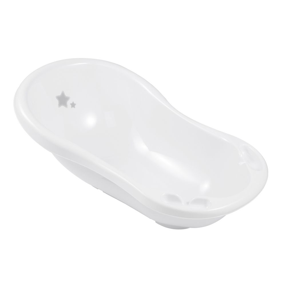 Keeeper - Stars Stars Baby Bath With Plug - White